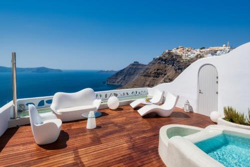 Terrazzo/balcone, Athina Luxury Suites in Santorini
