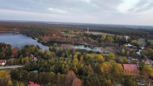 Rykowisko - domki całoroczne nad jeziorem i rzeką