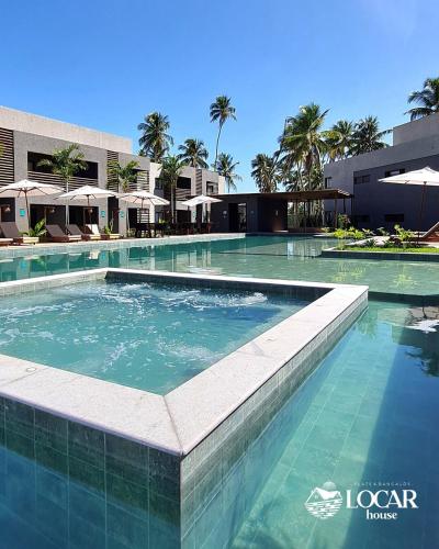 Flat super luxo com 2 suítes no Manatee - Patacho - Milagres - AL