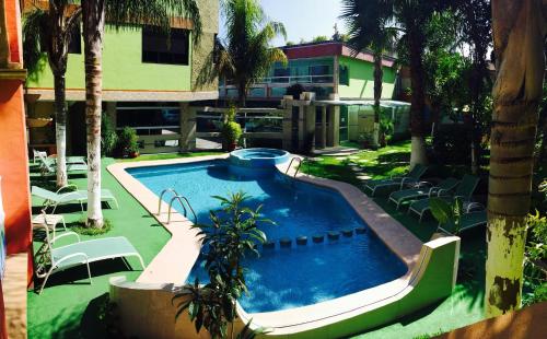 Vrt, Hotel Cuellar in Tula De Allende