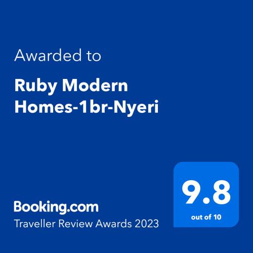Ruby Modern Homes-1br-Nyeri, King'ong'o-Marriott in 涅里