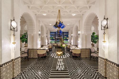 레스토랑, Fairmont La Marina Rabat Sale Hotel in 살레