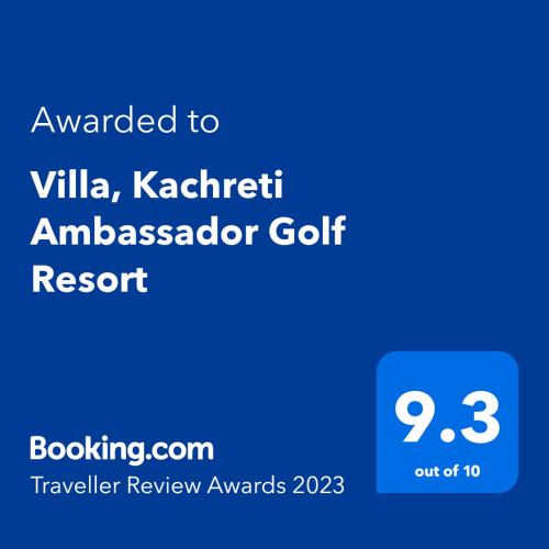 Villa, Kachreti Ambassador Golf Resort