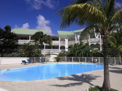 Garden and swimming pool 1mn walk to the beach Anse Marcel