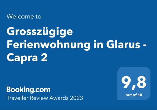 Grosszügige Ferienwohnung in Glarus - Capra 2 in Glarus