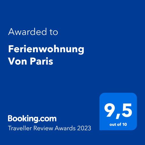 Ferienwohnung Von Paris