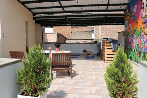 Balcony/terrace, Oasis Cali Hostel in Cali