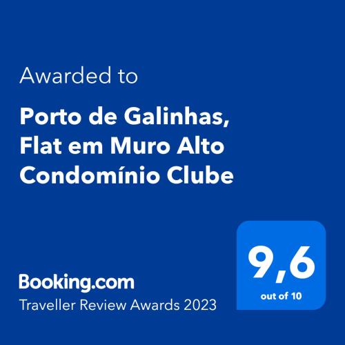 Porto de Galinhas, Flat em Muro Alto Condomínio Clube