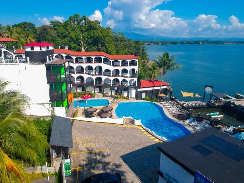 Viesnīcas āriene, Hotel Mi Paraíso Río Dulce (Hotel Mi Paraiso Rio Dulce) in San Felipe de Lara