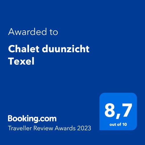 Chalet duunzicht Texel