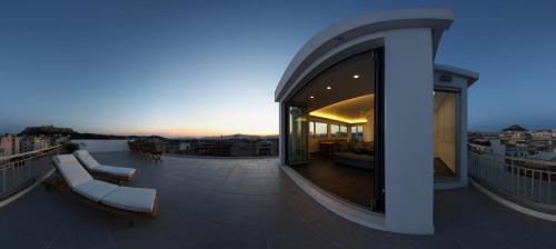 Acropolis Panorama View Penthouse with Private Terraces A Contemporary Parthenon, Atény
