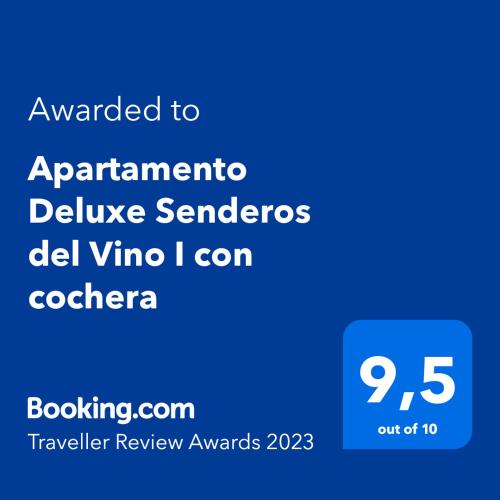 Apartamento Deluxe Senderos del Vino I, con cochera incluida, Desayuno opcional