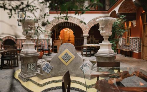 Casa Azulai Puebla Hotel Boutique - 레스토랑