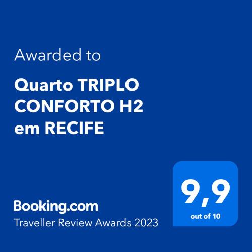 Quarto TRIPLO CONFORTO H1 em RECIFE