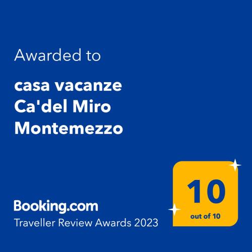 casa vacanze Ca'del Miro Montemezzo