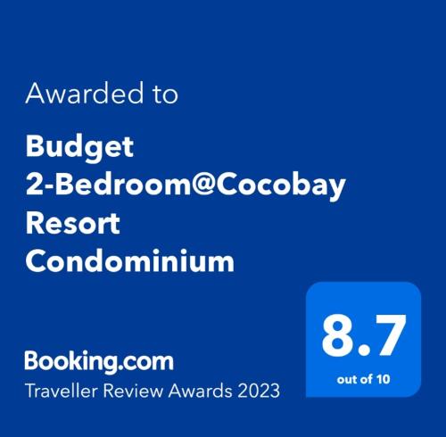 Budget 2-Bedroom@Cocobay Resort Condominium
