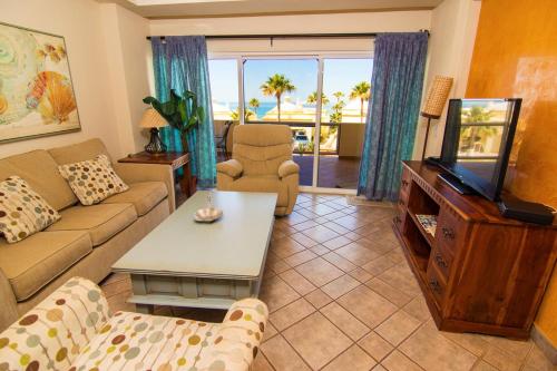 Spectacular 2 Bedroom Condo on Sandy Beach at Las Palmas Resort B-203 condo