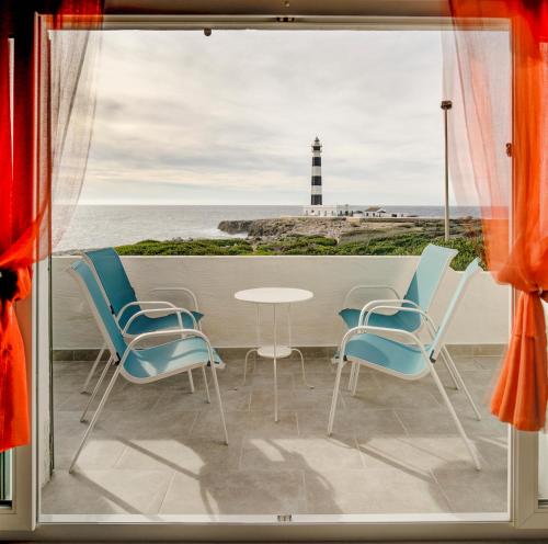Vista Faro-Apartamento con balcón que mira al mar