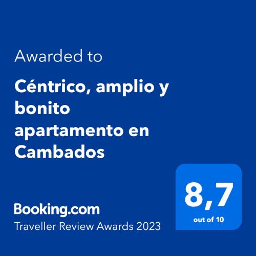  Céntrico, amplio y bonito apartamento en Cambados in Cambados