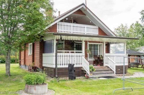 . Countryside riverside cabin for both winter and summer