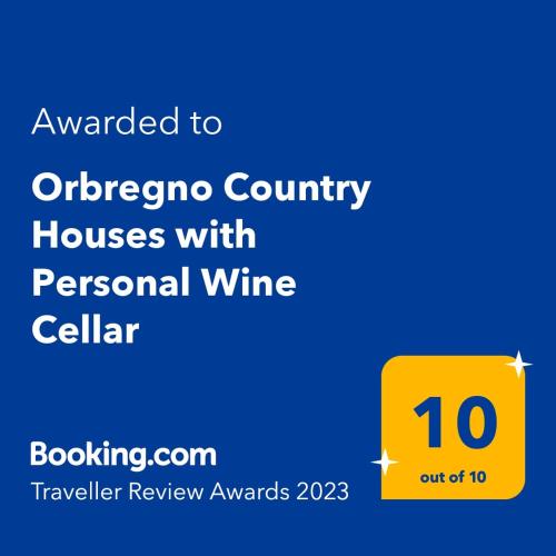  Orbregno Country Houses with Personal Wine Cellar in Prasco