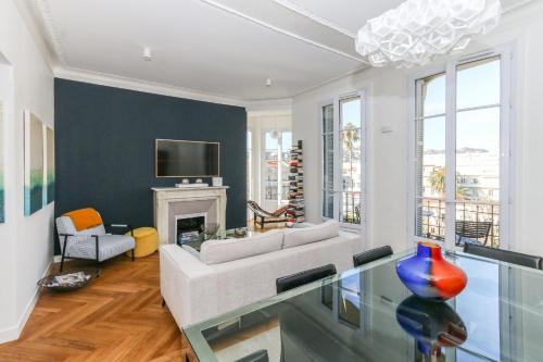 Modern apartment walking distance to beach in Nice Carré d'Or - Location saisonnière - Nice