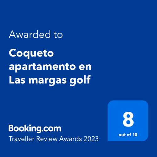 Coqueto apartamento en Las margas golf