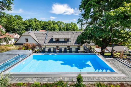 Peldbaseins, Relax pension Schonwald in Bela Pod Pradedema