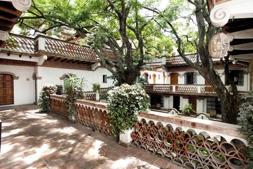 balkon/terras, Hotel los Arcos in Taxco