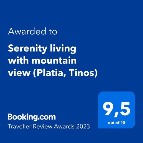 Serenity Living Platia, Tinos