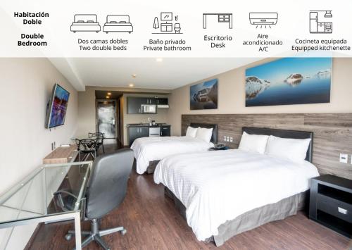 HostPal Loft Naucalpan CityView