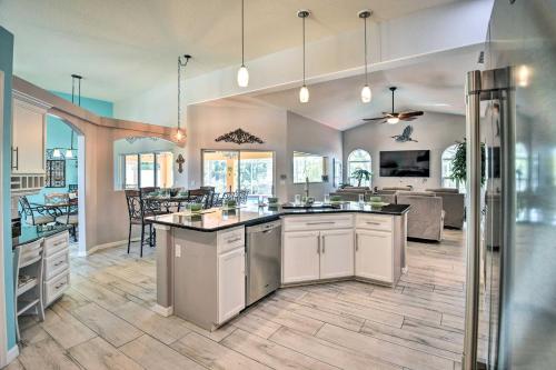 Canal-Front Palm Coast Home with Pool, Theater Room! in Palm Coast, USA