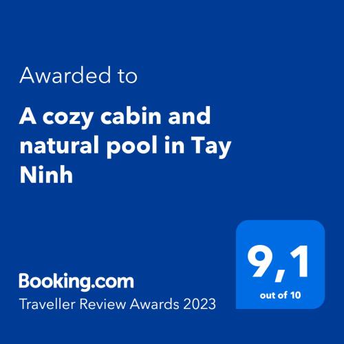 B&B Tay Ninh - Moon Garden Homestay - cozy cabin and natural pool in Tay Ninh - Bed and Breakfast Tay Ninh