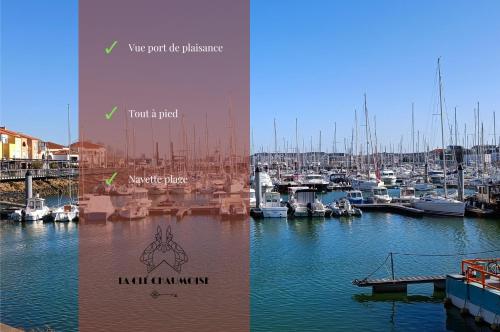 Bel appartement avec vue sur le Port de plaisance - La Clé Chaumoise - Location saisonnière - Les Sables-d'Olonne