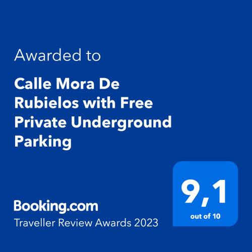  Calle Mora De Rubielos with Free Private Underground Parking in Valencia