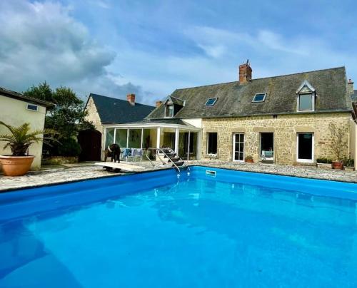 Maison vue mer avec piscine - Location saisonnière - Sainte-Marie-du-Mont