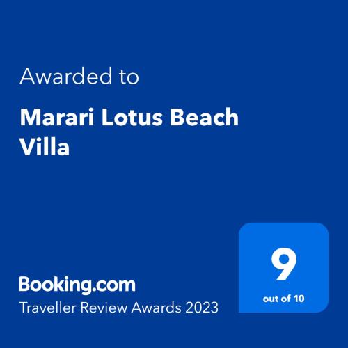 Marari Lotus Beach Villa