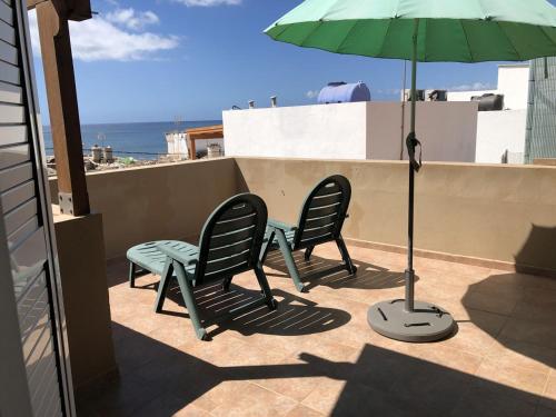 ระเบียง/ชานเรือน, La casa de la playa in ตาราคาเรโค