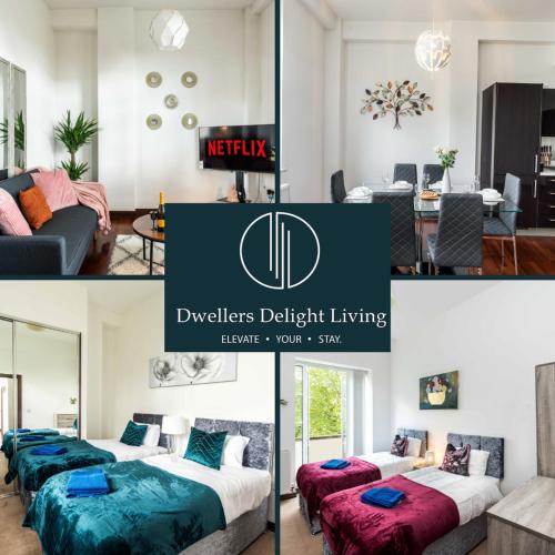 Dagenham - Dwellers Delight Living Ltd Services Accommodation - Greater London , 2 Bed Apartment with free WiFi & secure parking - Dagenham