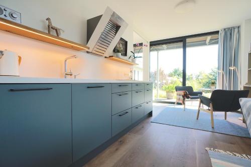 Konyha, Moderne Ferienwohnung in ruhiger, grüner Lage von Eckernförde (Moderne Ferienwohnung in ruhiger, gruner Lage von Eckernforde) in Eckernforde