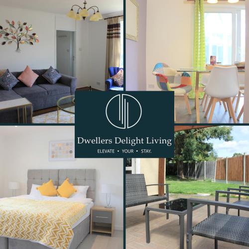 Dwellers Delight Living Ltd Serviced Accommodation, Chigwell, London 3 bedroom House, Upto 7 Guests, Free Wifi & Parking - London