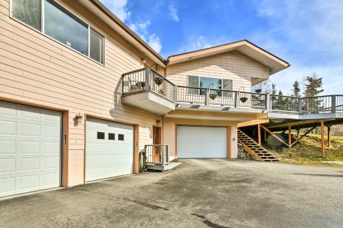 Hillside Anchorage Home by Hiking and Biking Trails!