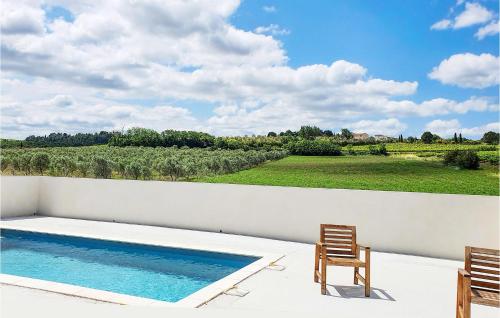 Maisons de vacances Amazing Home In Malras With Outdoor Swimming Pool, Wifi And Private Swimming Pool