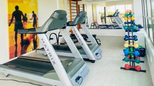 Fitness center, Ritz Suites-Maceio, Flat a Beira mar de temporada in Maceio