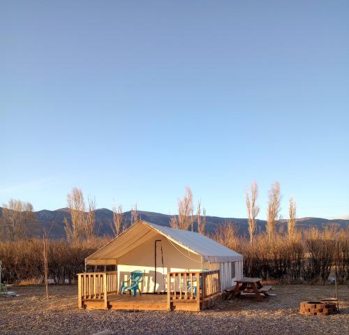 Cozy Glamp Tents at Wildland Gardens in Monroe