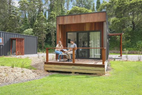 A szálláshely kívülről, Timboon Tiny Homes in Timboon