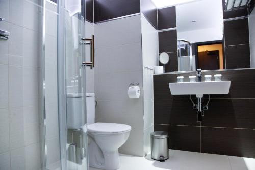 Badezimmer, Pension Dvorak in Karlsbad