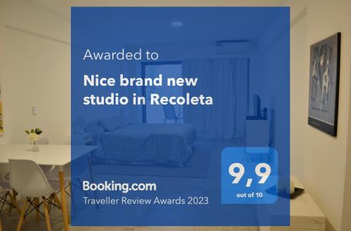 Nice brand new studio in Recoleta