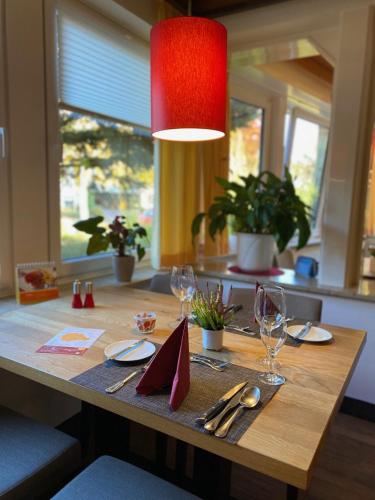 餐廳, Hotel Sonnenhügel (Hotel Sonnenhugel) in 巴德 貝文森