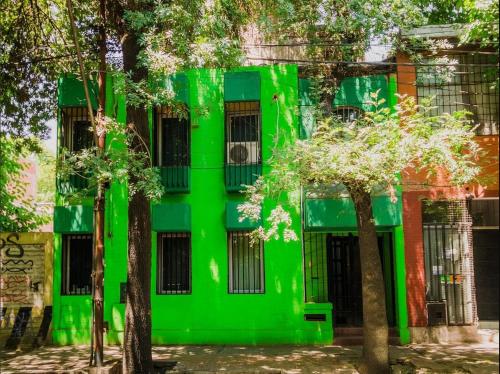 Utvendig, Clover Hostel in Mendoza